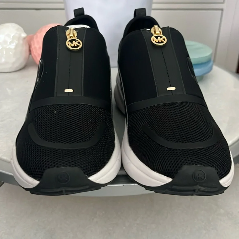 Michael Kors Sami Zip Trainer Brown Multi Sneaker